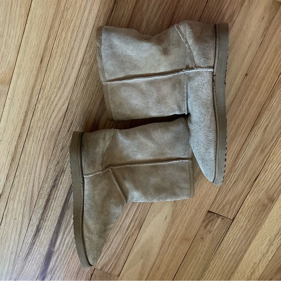 GUC Vintage Delias Aspen Shorti suede sherpa lined booties. UggSand  Size 8. - Picture 7 of 11